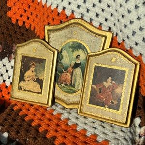 Vintage 1940’s Italian Florentine Wall Hangings